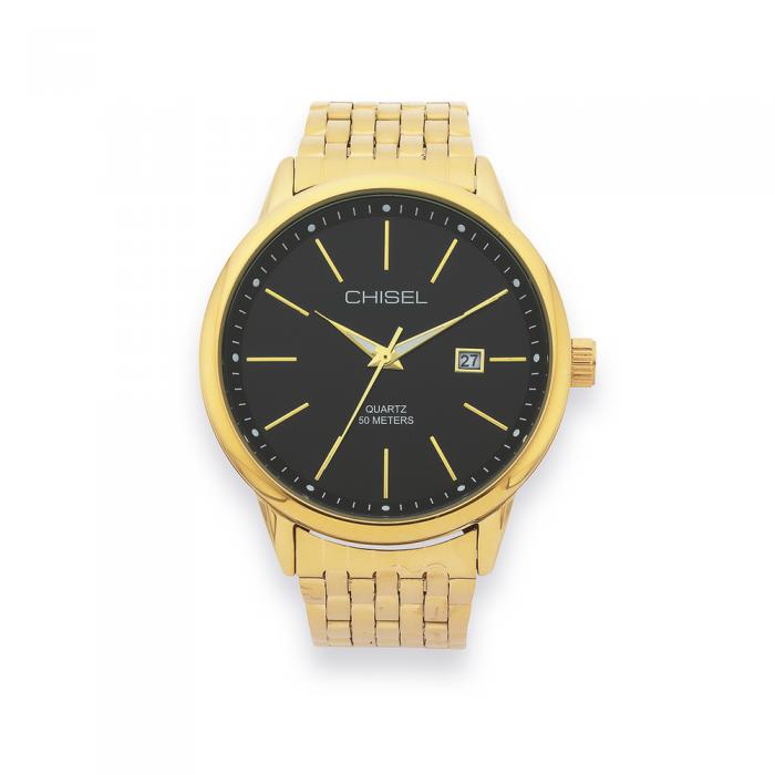 Chisel Mens Gold Tone Watch Prouds Catalogue Salefinder