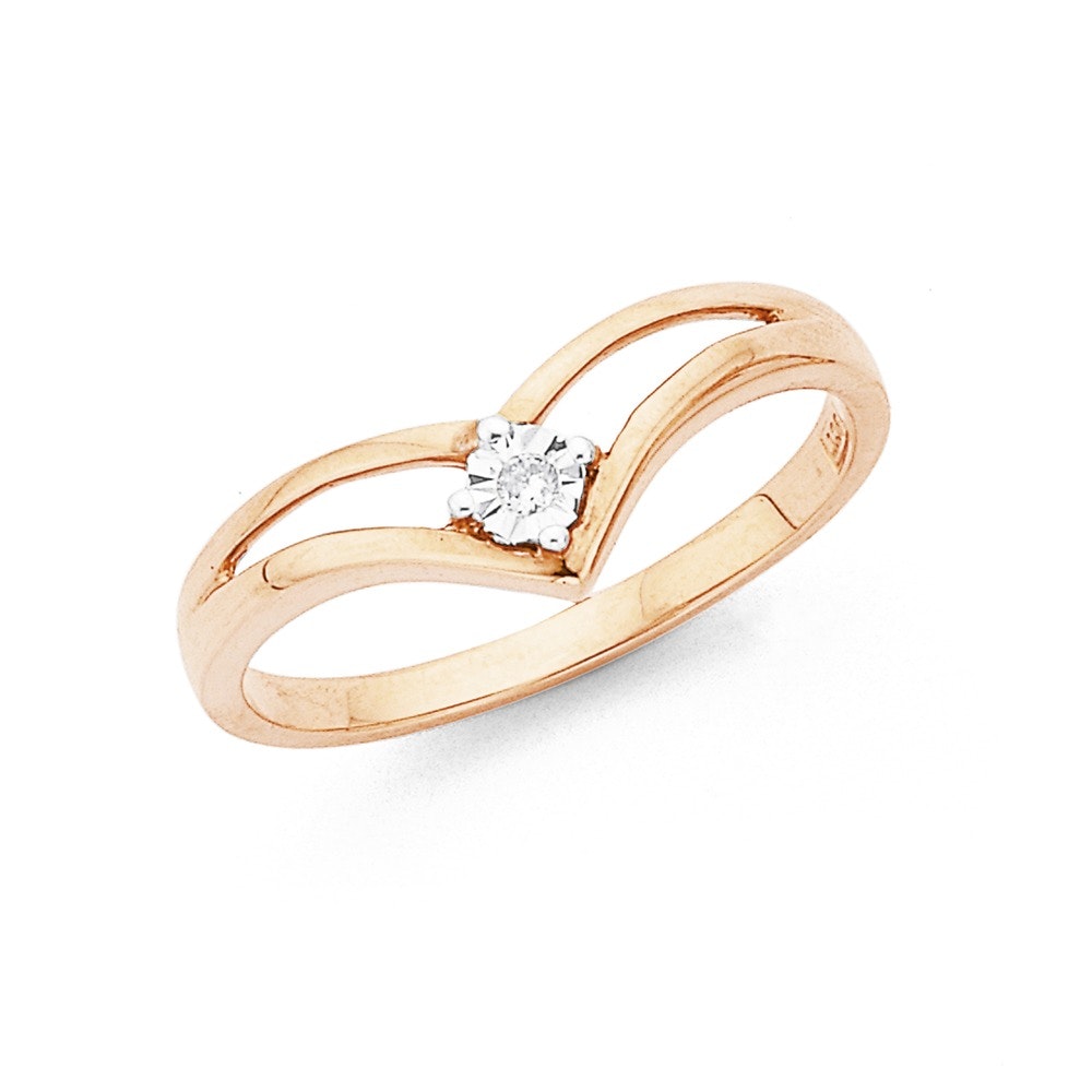 9ct Rose Gold Diamond Ring - Prouds Catalogue - Salefinder