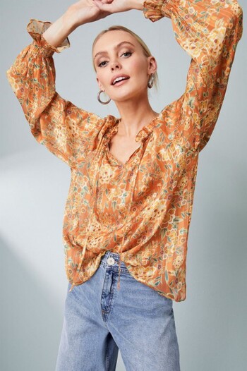 Emerge Ruffle Blouse