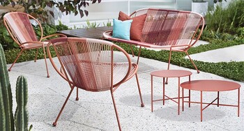 Arizona 4 Seater Steel Lounge Setting