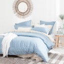 Washed-Linen-Look-Denim-Quilt-Cover-Set-by-Essentials Sale
