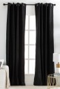 Malia-Black-Blockout-Curtain-Pair-by-Habitat Sale