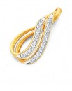 9ct-Gold-Diamond-Double-Swirl-Pendant Sale