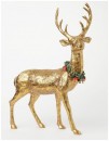 Heirloom-Foiled-Standing-Reindeer-with-Wreath-Decoration Sale