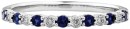 NEW-Sapphire-Stacker-Ring-with-Diamonds-in-Sterling-Silver Sale