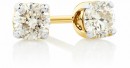Stud-Earrings-with-030-Carat-TW-of-Diamonds-in-10ct-Yellow-Gold Sale