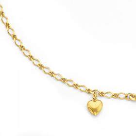 9ct-25cm-Figaro-Anklet on sale
