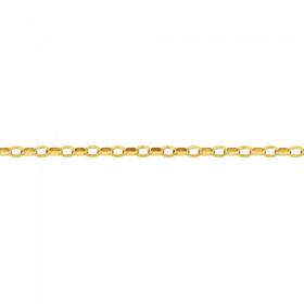 9ct-Gold-27cm-Oval-Belcher-Anklet on sale
