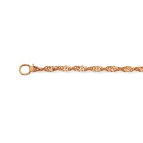 9ct-Rose-Gold-45cm-Solid-Singapore-Chain on sale