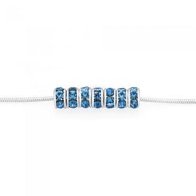 Silver-25cm-Crystal-Lucky-Rings-Anklet on sale