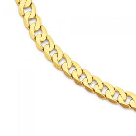 9ct-Gold-Gents-60cm-Solid-Curb-Chain on sale