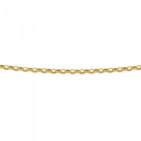 9ct-Gold-50cm-Hollow-Belcher-Chain on sale
