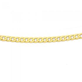9ct-Gold-Gents-60cm-Solid-Curb-Chain on sale