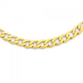9ct-Gold-Gents-60cm-Solid-Curb-Chain on sale