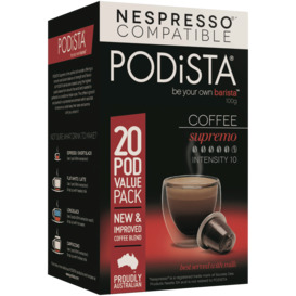 Supremo-Coffee-Pods-20pk on sale