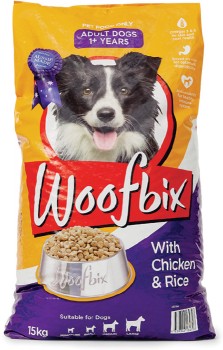 Woofbix-Dry-Dog-Food-15kg-Chicken-Rice on sale