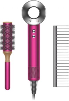 Dyson-Supersonic-Hairdryer-with-Brush-and-Comb-Fuchsia on sale