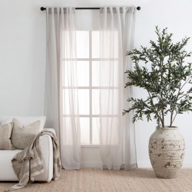 Beachley-Sheer-Silver-Curtain-Pair-by-Essentials on sale
