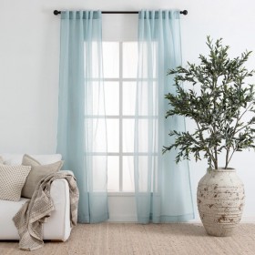 Beachley-Sheer-Seafoam-Curtain-Pair-by-Essentials on sale