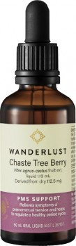 NEW-Wanderlust-Chaste-Tree-Berry-PMS-Support-50mL on sale