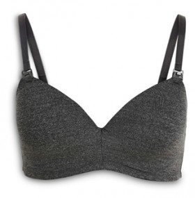 Brilliant-Basics-Wirefree-Maternity-Bra-Charcoal on sale