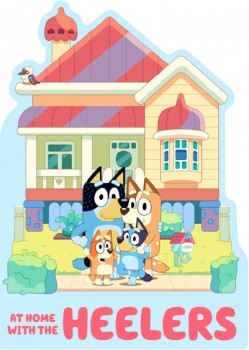 NEW-Bluey-At-Home-with-the-Heelers-A-Shaped-Board-Book on sale