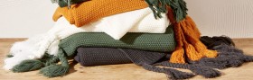 House-Home-Knitted-Tassel-Throw-127cm-x-152cm on sale