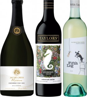 Jacobs-Creek-Reserve-Chardonnay-Pinot-Noir-Taylors-Promised-Land-or-Devils-Lair-Fifth-Leg-750mL-Varieties on sale