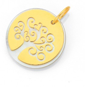 9ct-Gold-Mother-of-Pearl-Tree-of-Life-Pendant on sale
