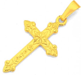 9ct-Gold-20mm-Celtic-Cross-Pendant on sale