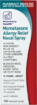 Pharmacy-Health-Mometasone-Allergy-Relief-Nasal-Spray-140-Metered-Sprays on sale