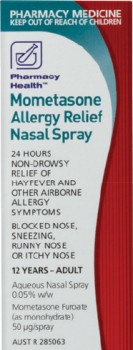 Pharmacy-Health-Mometasone-Allergy-Relief-Nasal-Spray-140-Metered-Sprays on sale