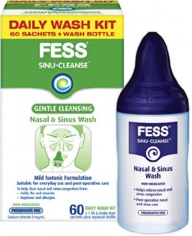Fess-Sinu-Cleanse-Gentle-Cleansing-Nasal-Sinus-Daily-Wash-Kit-60-Sachets-Wash-Bottle on sale