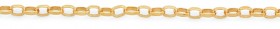 9ct-Gold-45cm-Solid-Oval-Belcher-Chain on sale