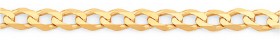 9ct-Gold-45cm-Solid-Curb-Chain on sale