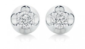 9ct-White-Gold-Diamond-Stud-Earrings on sale