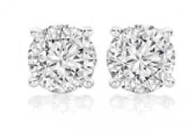 9ct-White-Gold-Diamond-Stud-Earrings on sale