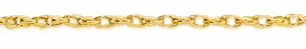 9ct-Gold-45cm-Hollow-Double-Belcher-Chain on sale
