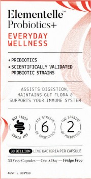 Elementelle-Probiotics-Everyday-Wellness-30-Capsules on sale