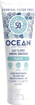 Ocean-Australia-Face-SPF-50-Natural-Sunscreen-75g on sale