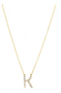 NEW-Initial-Necklace-with-010-Carat-TW-of-Diamonds-in-10ct-Yellow-Gold on sale