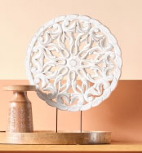 NEW-Ombre-Home-Golden-Hour-Mandala-Decorative-Ornament on sale