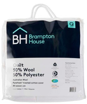 Brampton-House-50-Wool-50-Polyester-Quilt on sale
