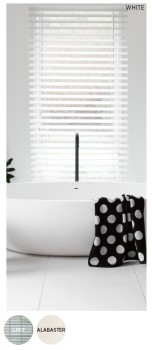 40-off-50mm-White-Faux-Wood-Venetian-Blinds on sale