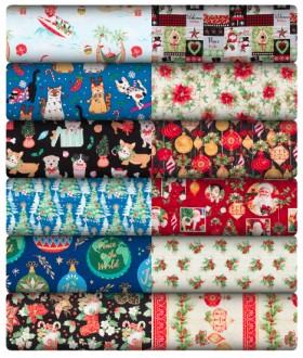 Christmas-Fabric-by-the-Metre on sale