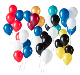 Footy-Final-20-Pre-Inflated-28cm-Plain-Latex-Balloons on sale