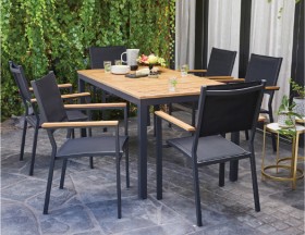 Brooklyn-6-Seater-Aluminium-Dining-Setting on sale