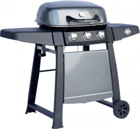 Grilled-3-Burner-Hooded-BBQ-with-Side-Burner on sale