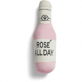NEW-Tails-Plush-Rose-Bottle-Dog-Toy on sale