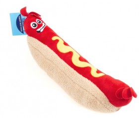 NEW-Tails-Dog-Toy-Giant-Hotdog-Plush on sale